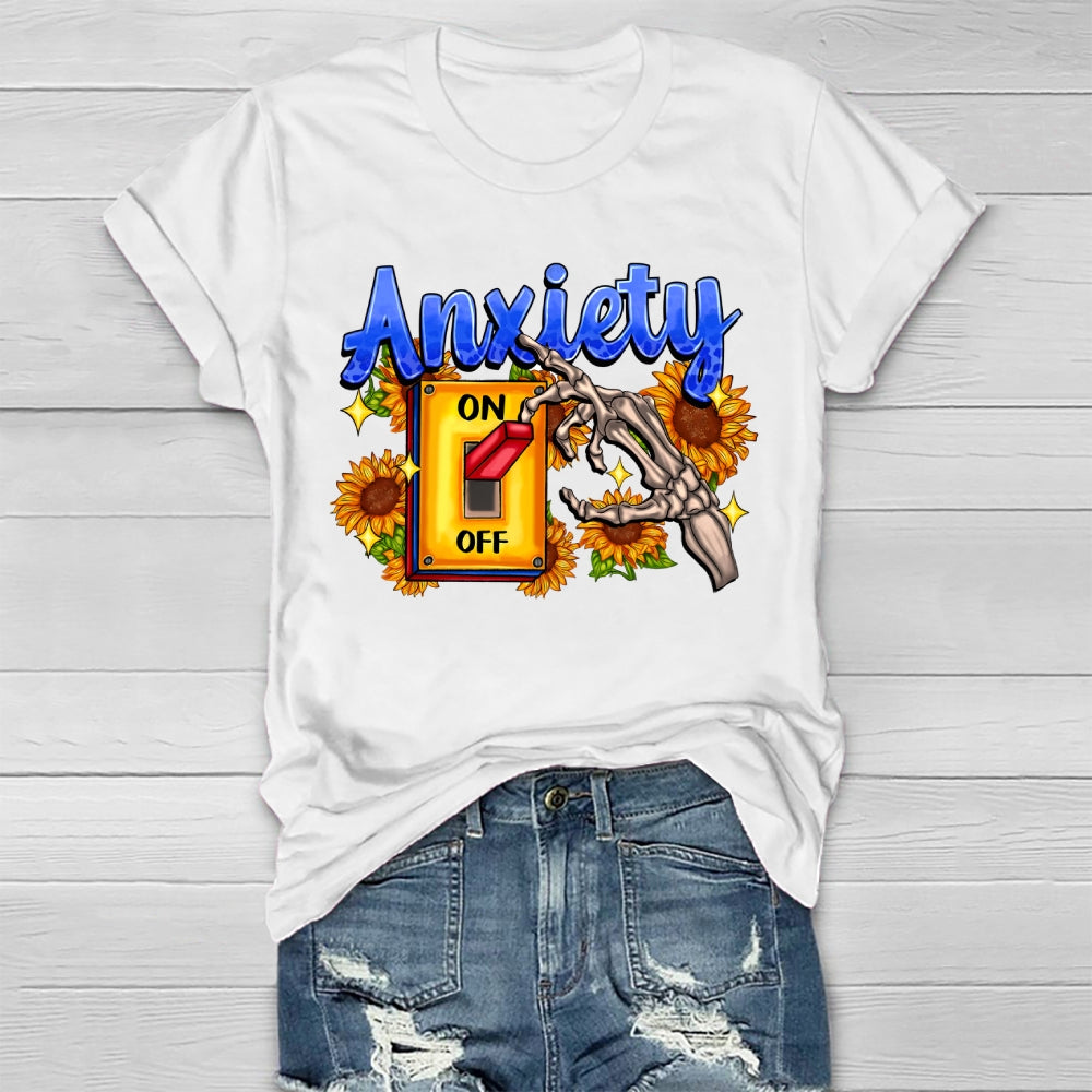 Anxiety On Off Healthwear T-shirt