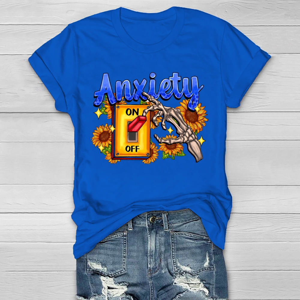 Anxiety On Off Healthwear T-shirt