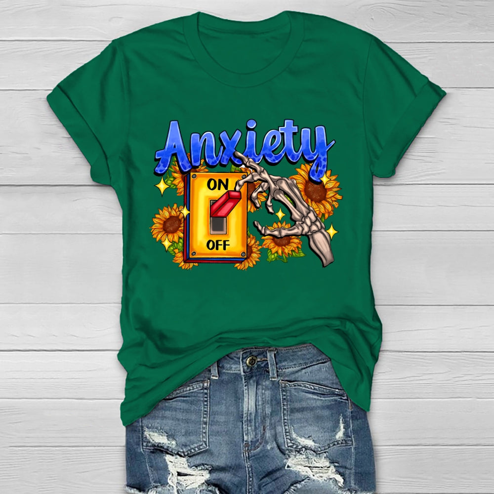 Anxiety On Off Healthwear T-shirt