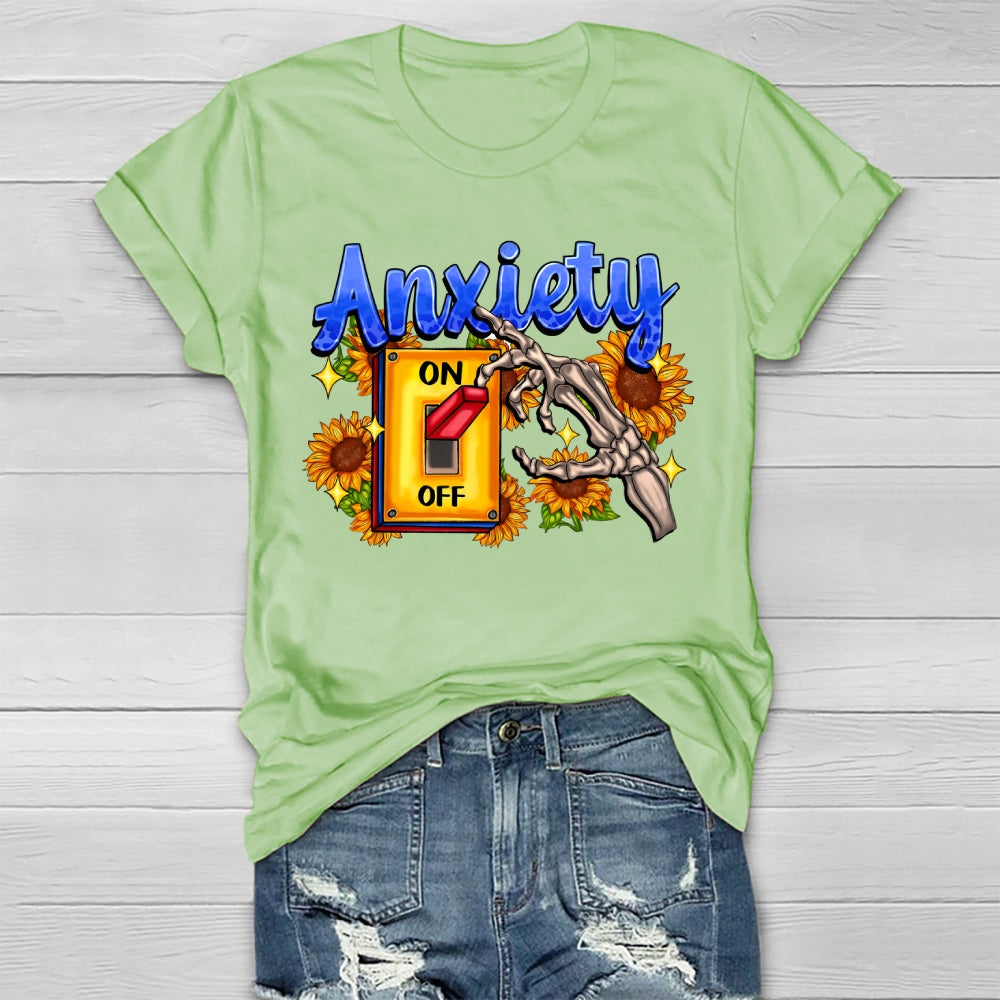 Anxiety On Off Healthwear T-shirt