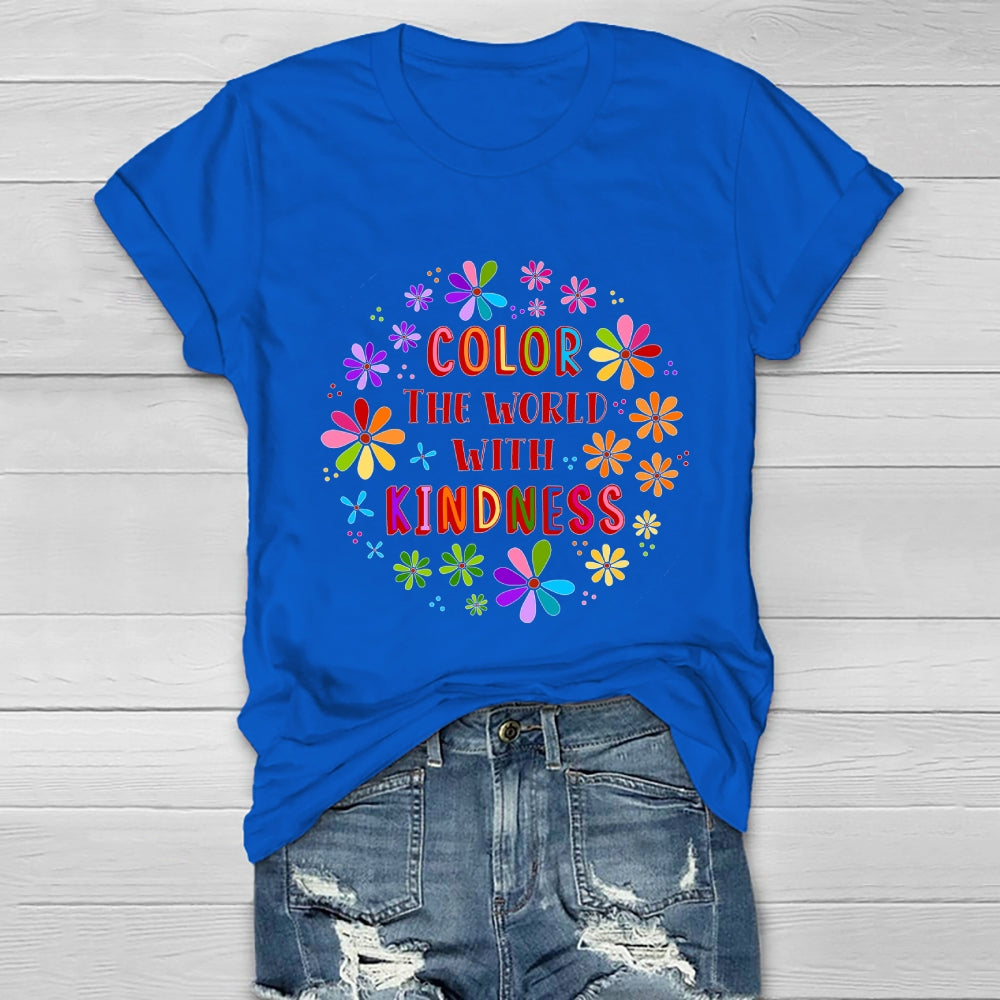 Color The World With Kindness Healthwear T-shirt
