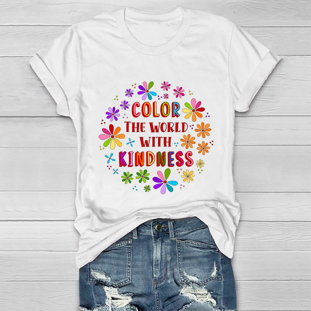 Color The World With Kindness Healthwear T-shirt