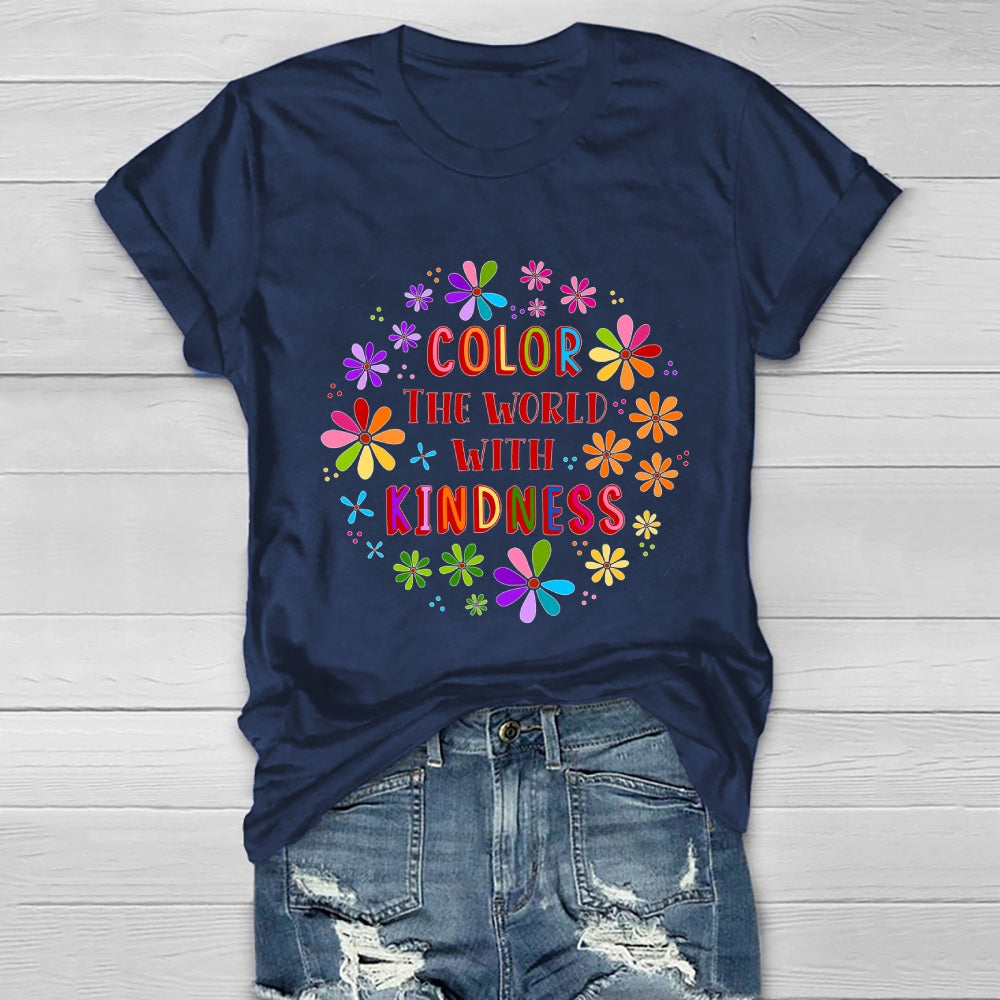 Color The World With Kindness Healthwear T-shirt