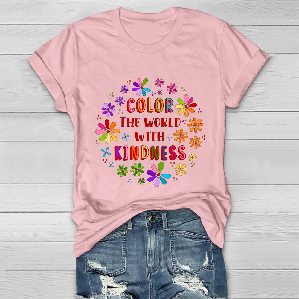 Color The World With Kindness Healthwear T-shirt