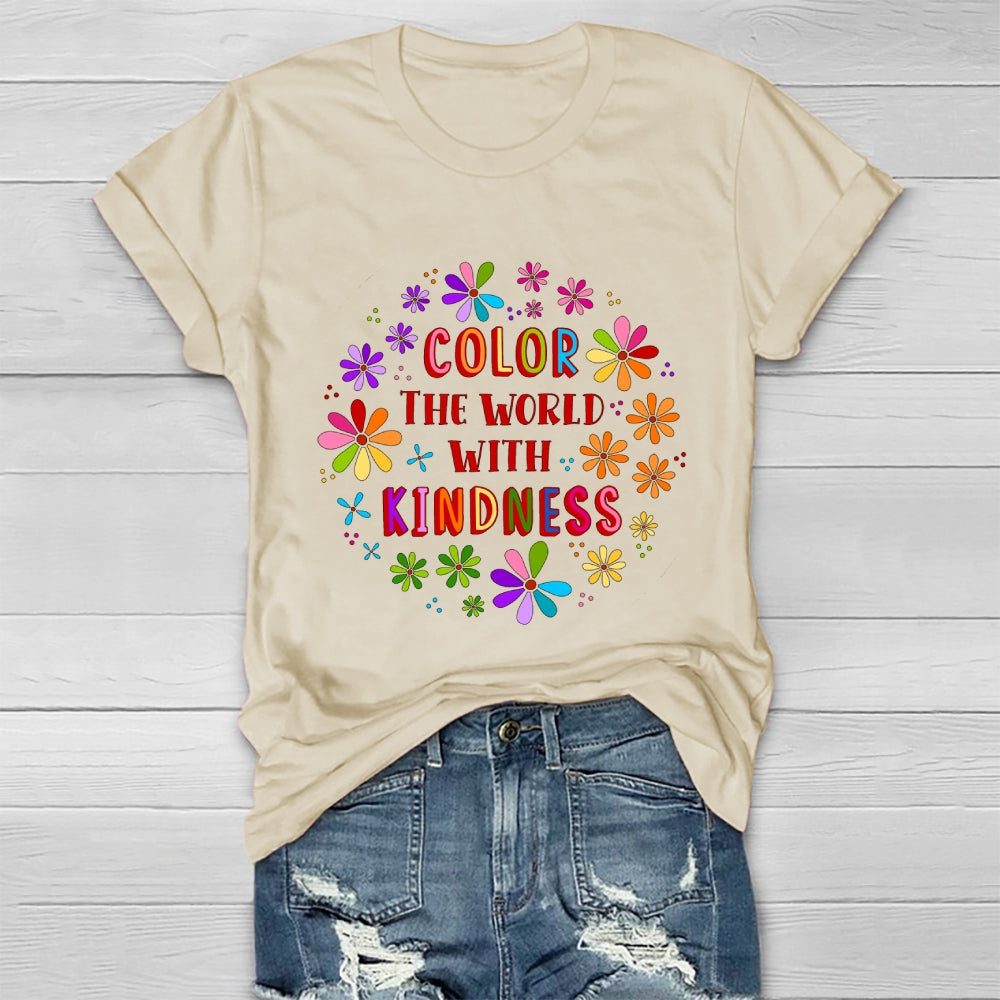 Color The World With Kindness Healthwear T-shirt