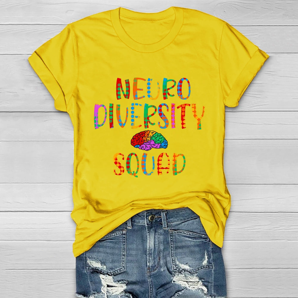 Neuro Squad Neurodiversity Healthwear T-shirt