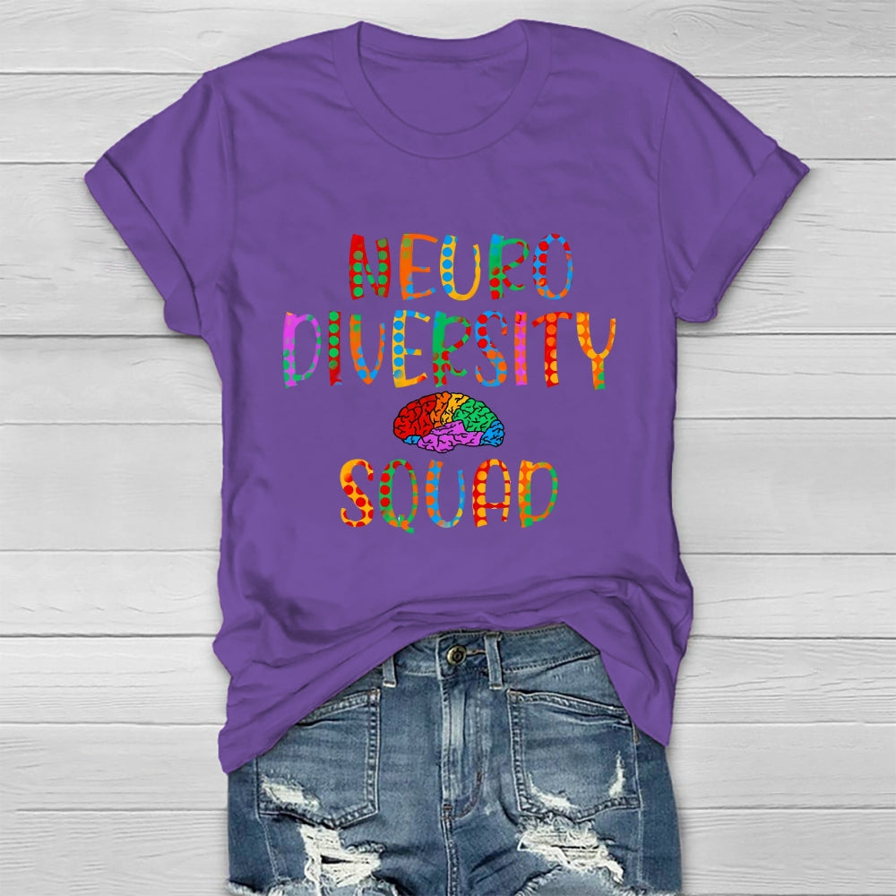 Neuro Squad Neurodiversity Healthwear T-shirt