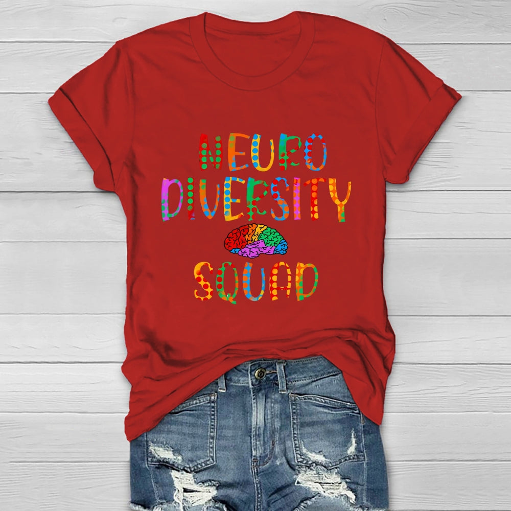 Neuro Squad Neurodiversity Healthwear T-shirt