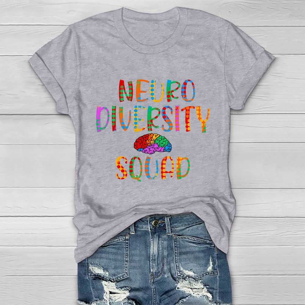 Neuro Squad Neurodiversity Healthwear T-shirt