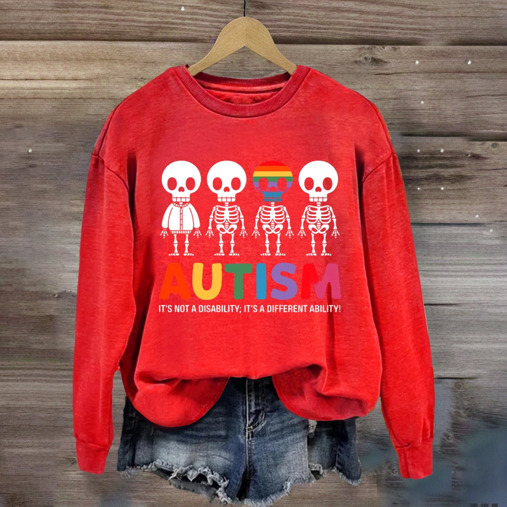 Autism It'S Not Disability Sweatshirt