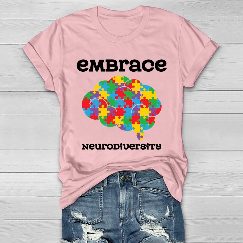 Embrace Neurodiversity Brain Healthwear T-shirt