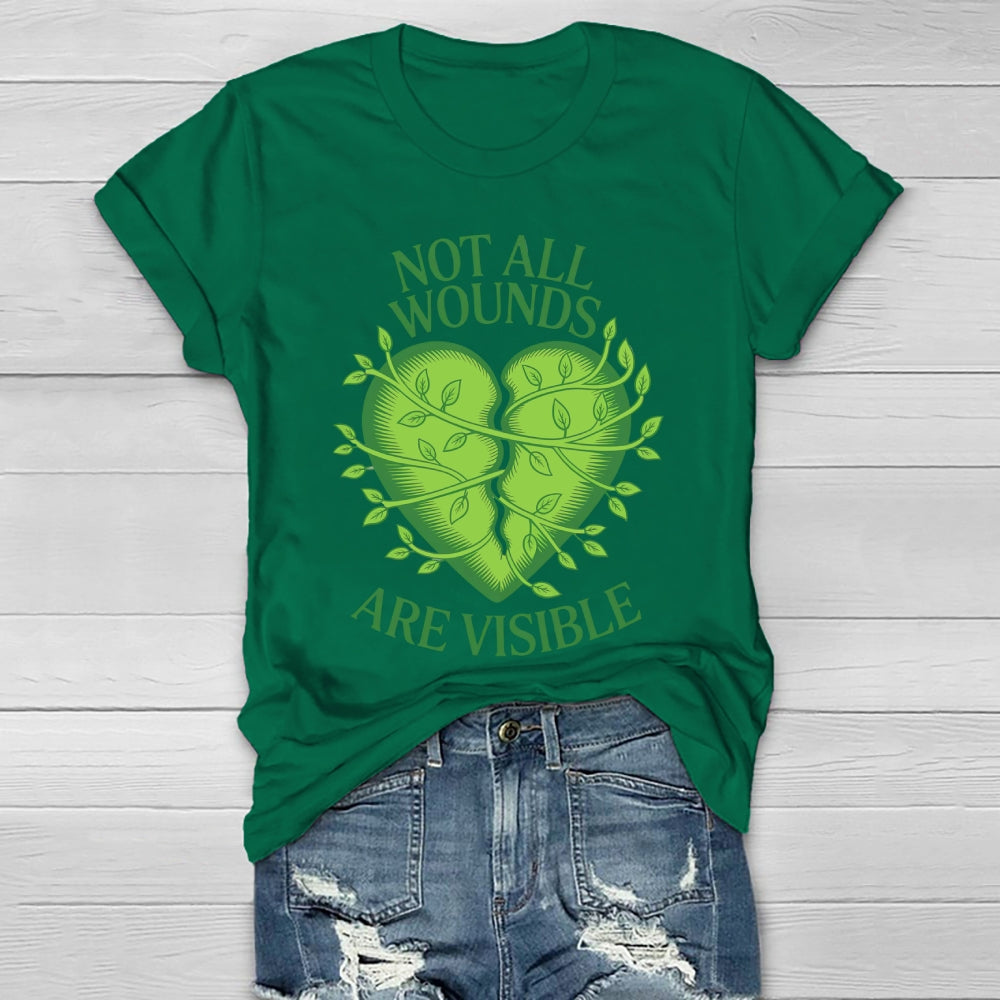 Not All Wounds Are Visible Healthwear T-shirt