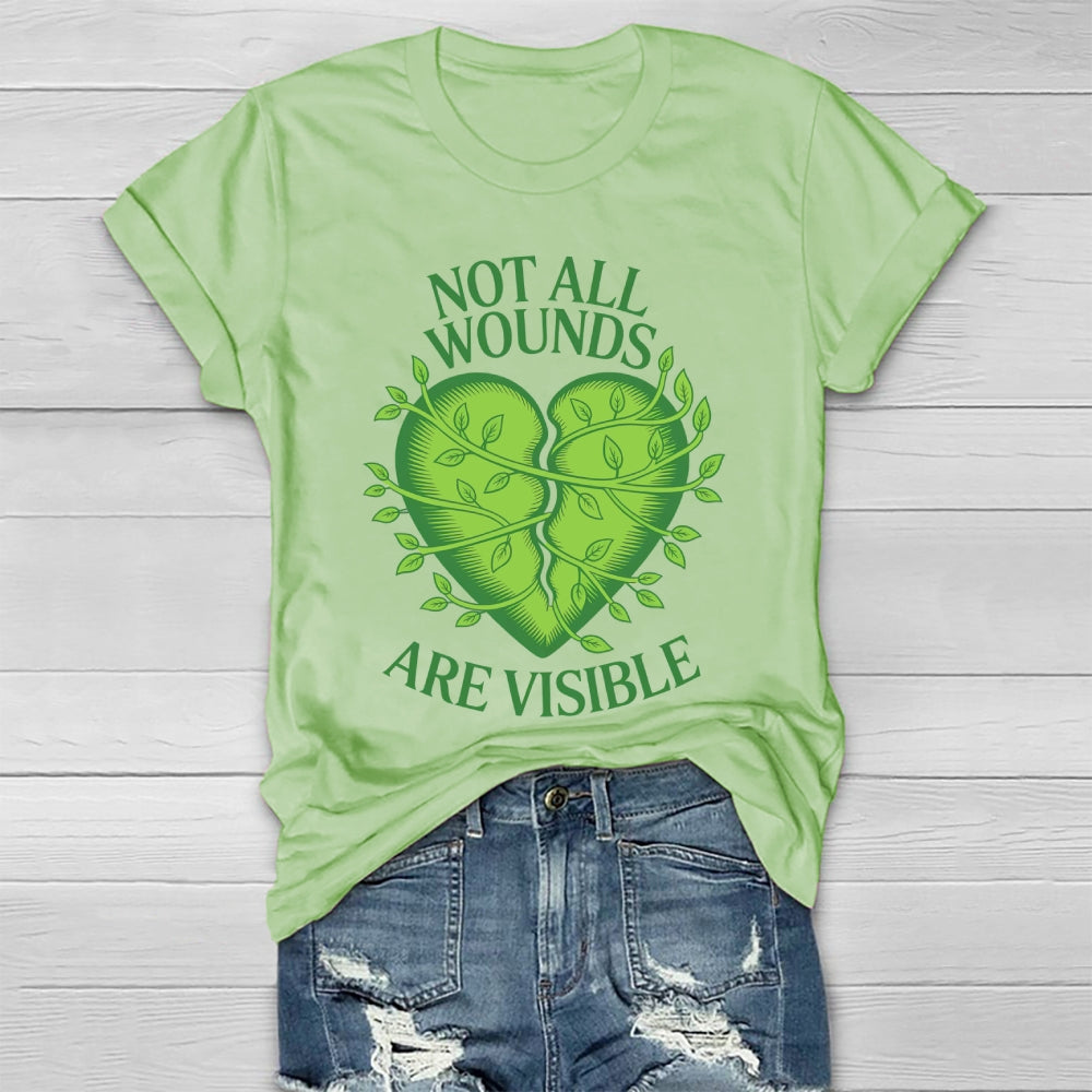 Not All Wounds Are Visible Healthwear T-shirt