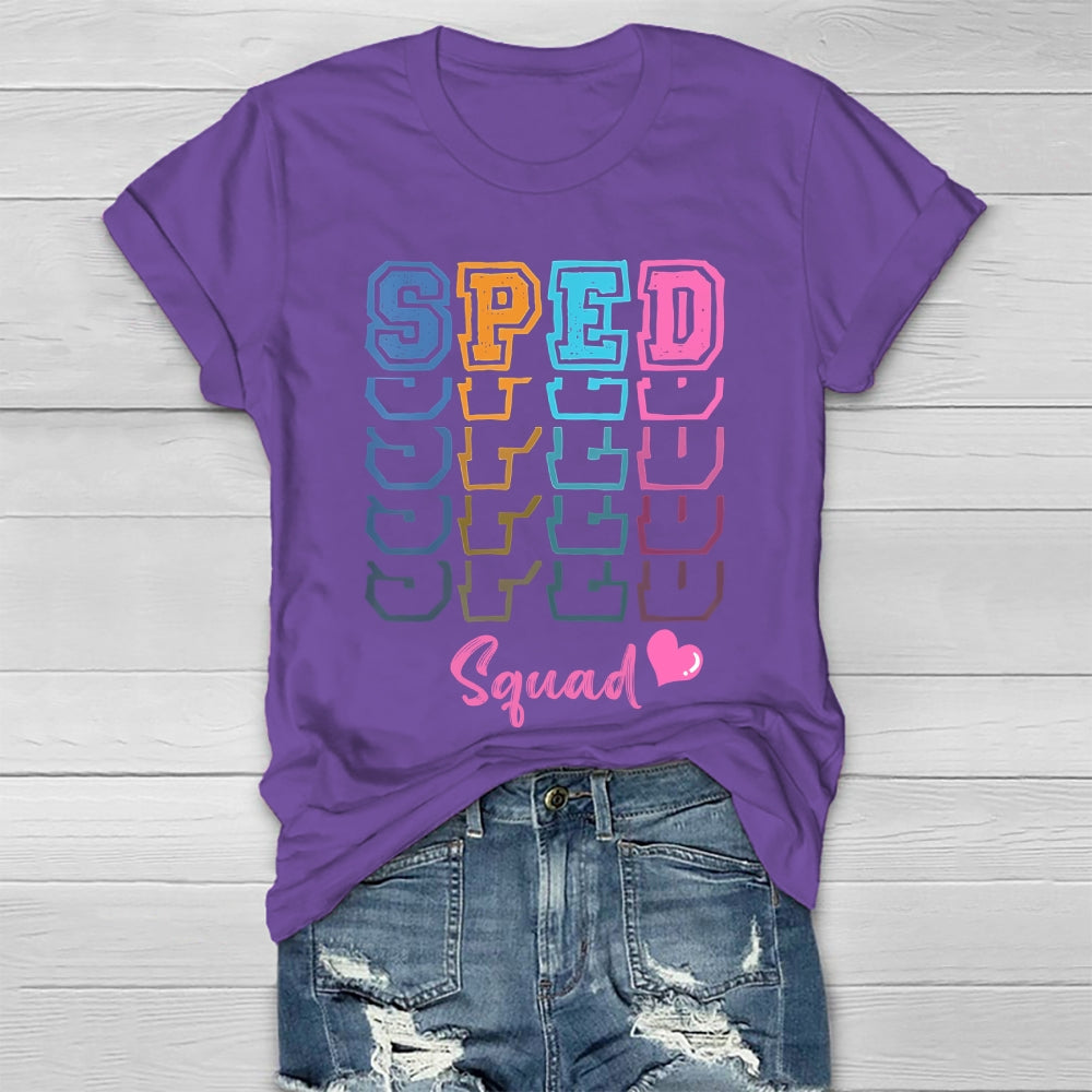 SPED Squad Special Education Teacher Healthwear T-shirt