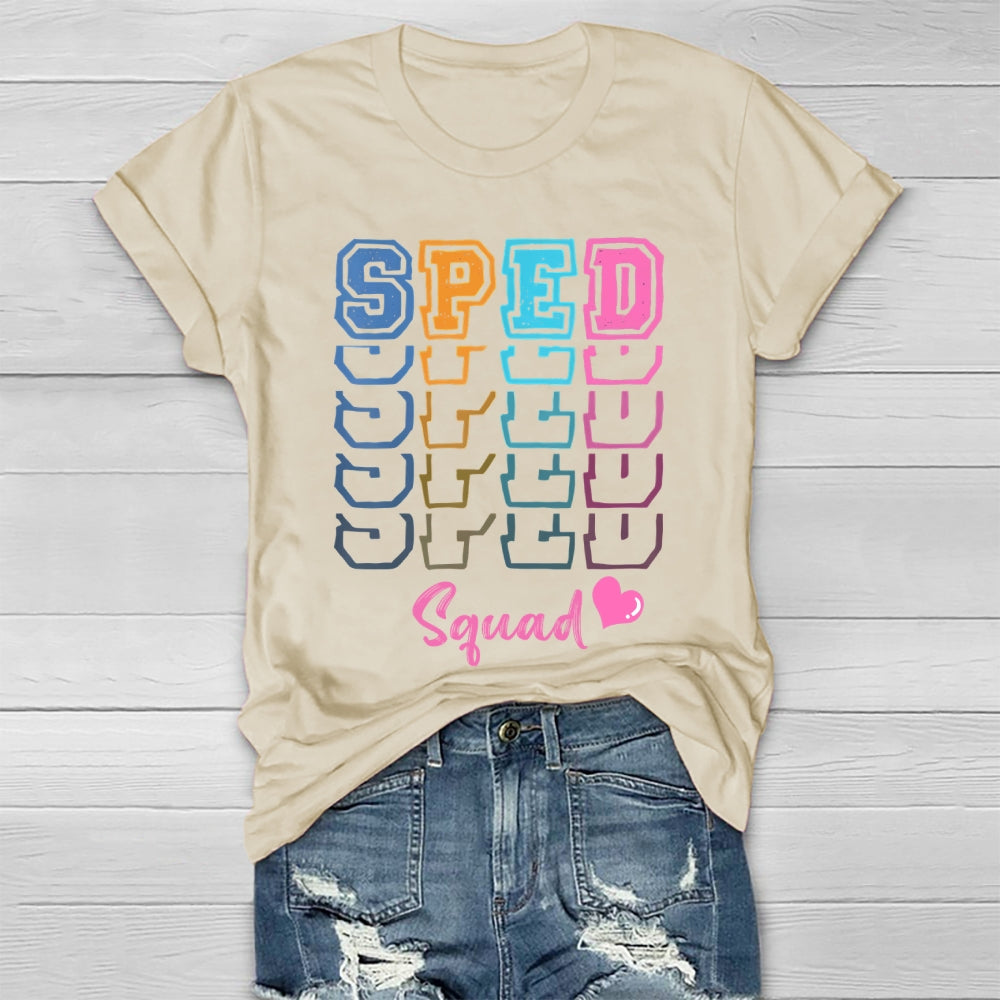 SPED Squad Special Education Teacher Healthwear T-shirt