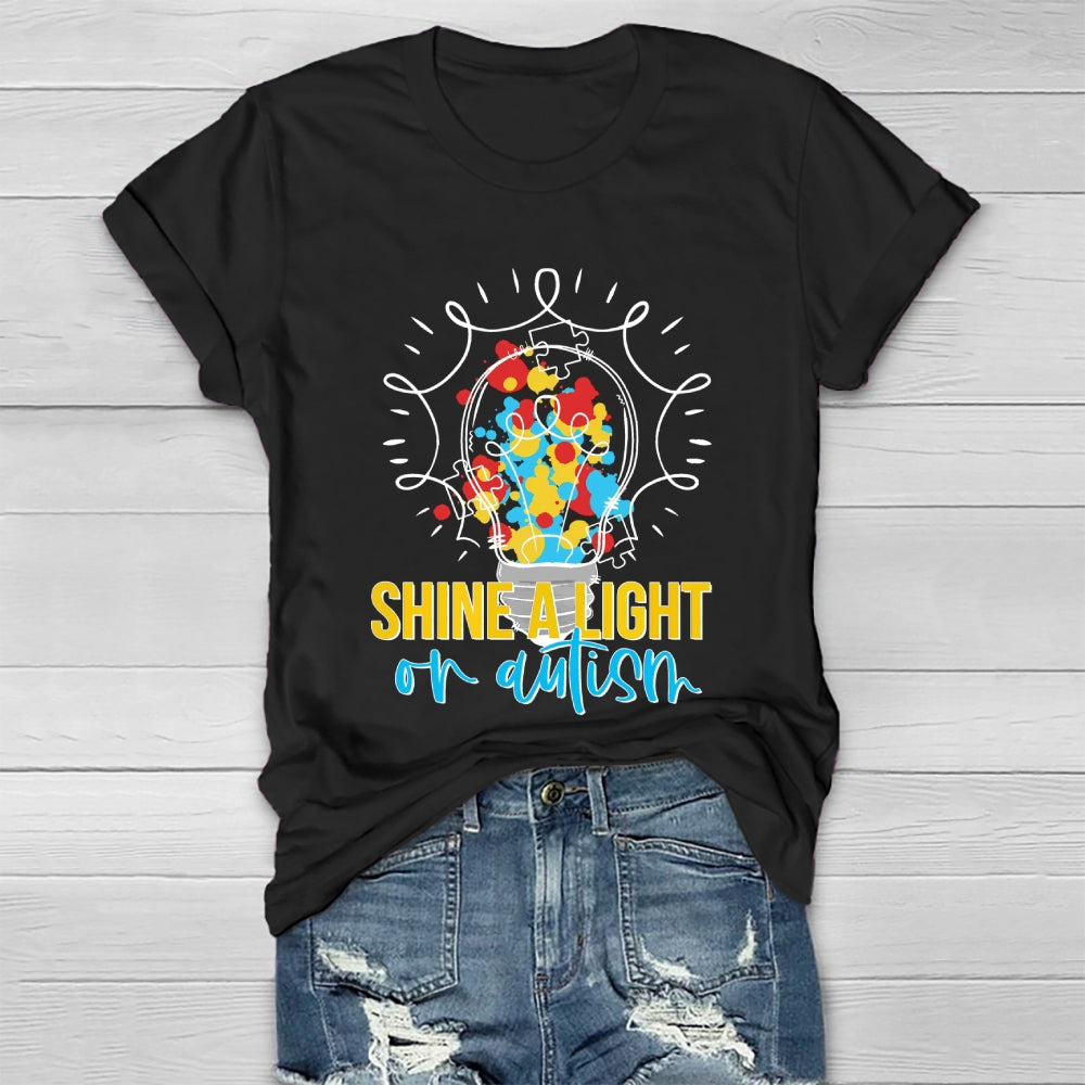 Shine A Light On Autism Healthwear T-shirt