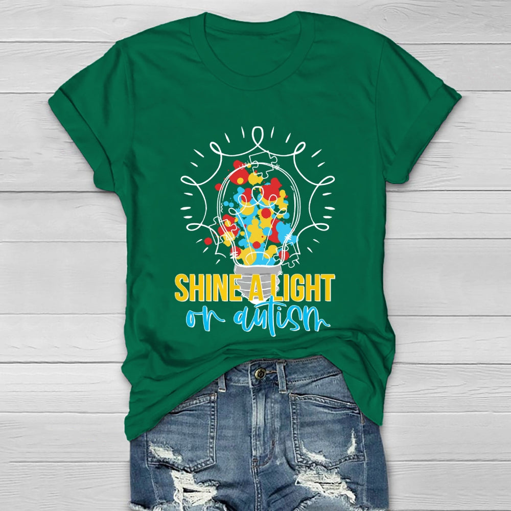 Shine A Light On Autism Healthwear T-shirt