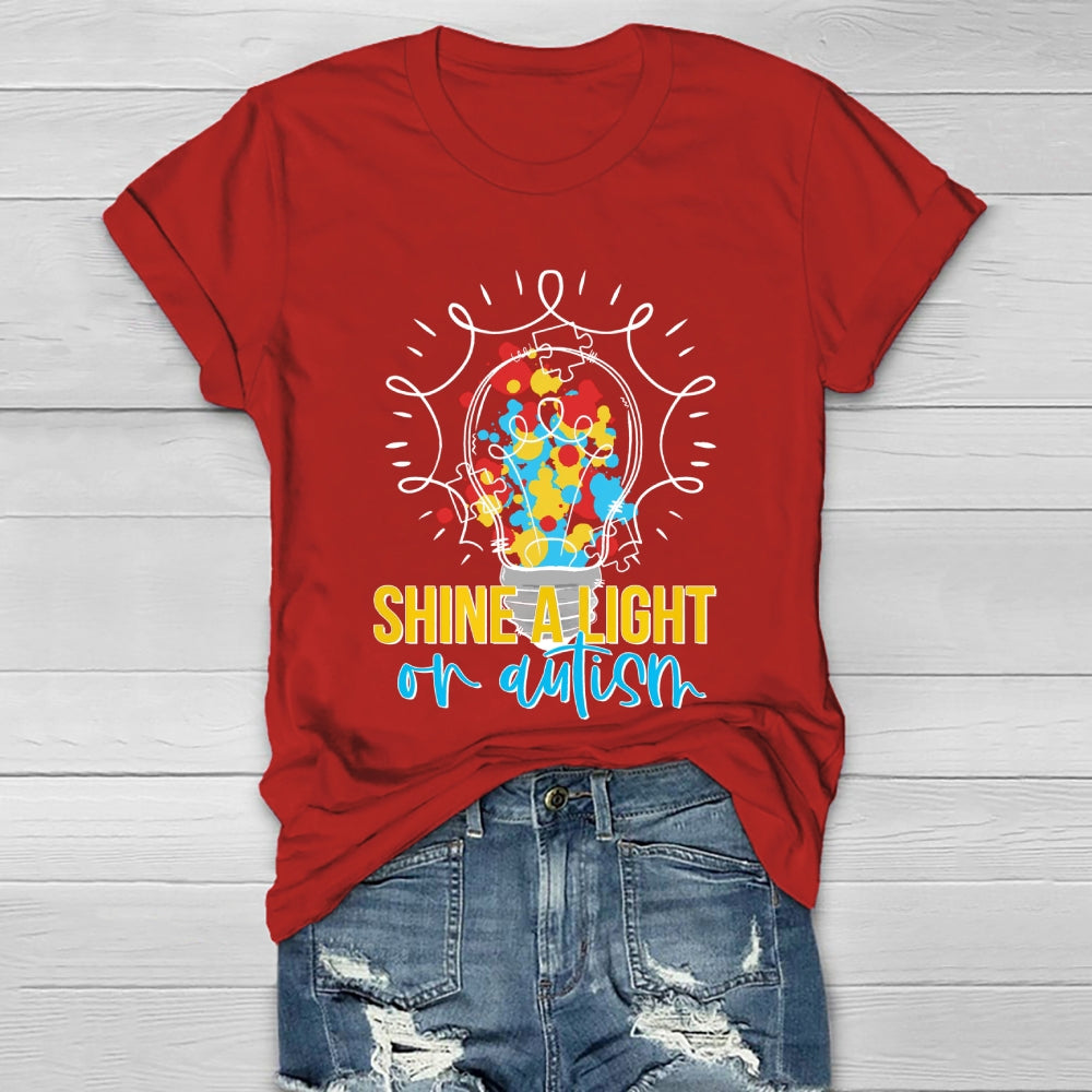 Shine A Light On Autism Healthwear T-shirt