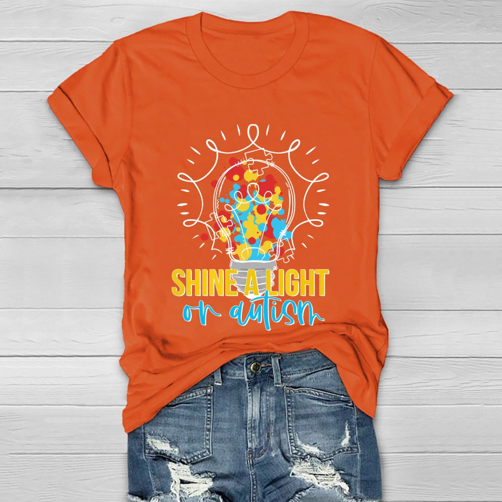Shine A Light On Autism Healthwear T-shirt