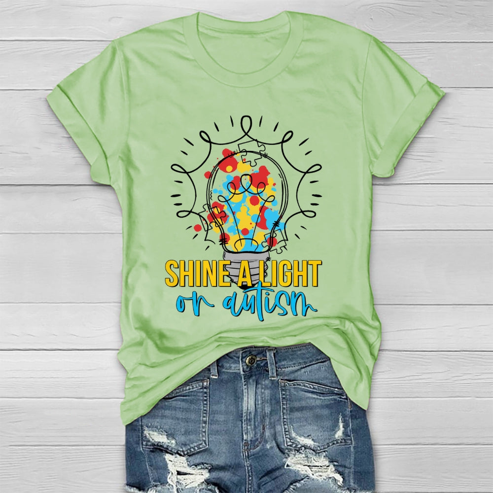 Shine A Light On Autism Healthwear T-shirt
