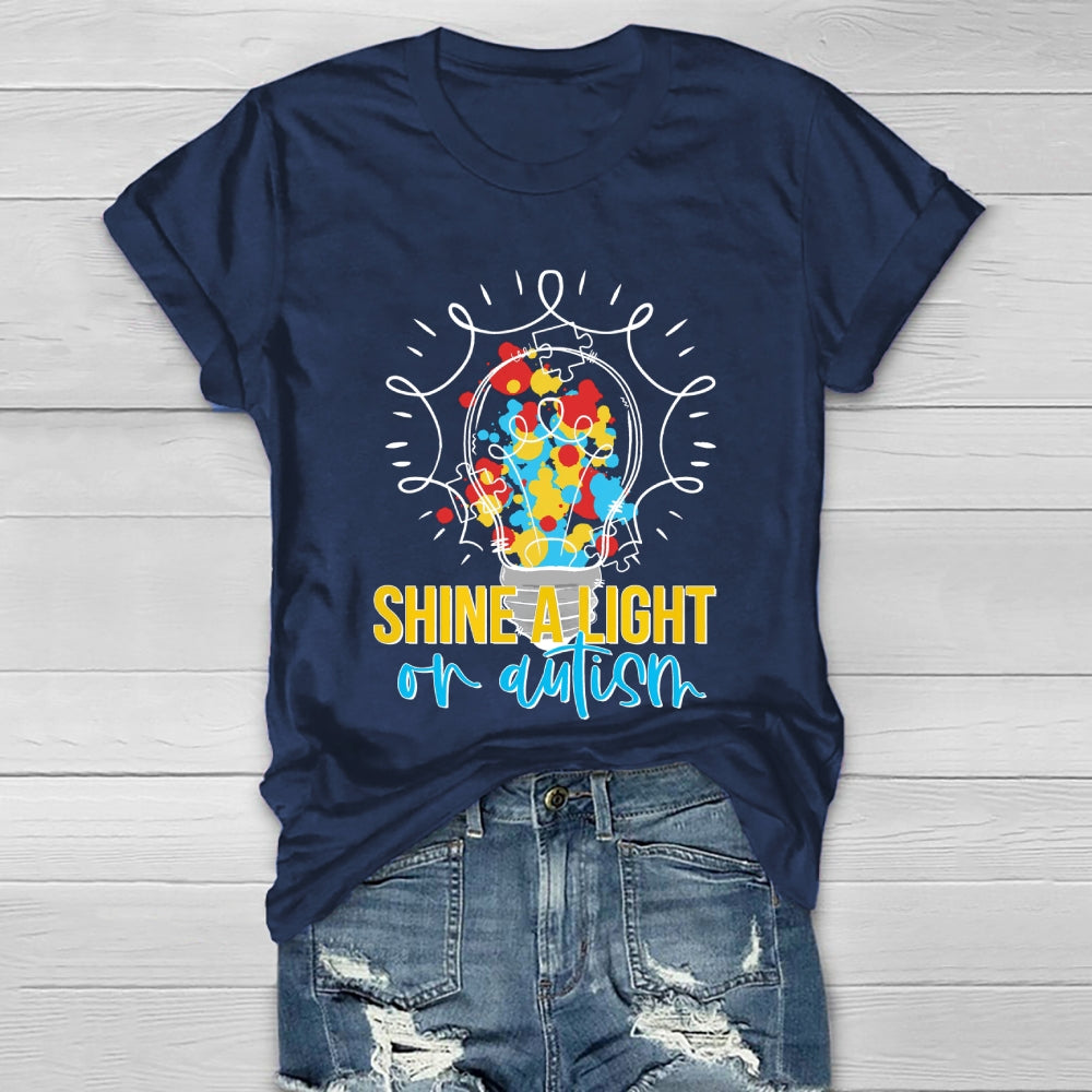 Shine A Light On Autism Healthwear T-shirt