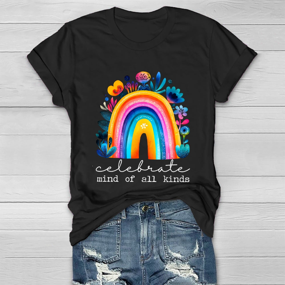 Celebrate Minds Of All Kinds Healthwear T-shirt
