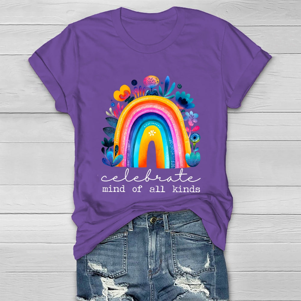 Celebrate Minds Of All Kinds Healthwear T-shirt