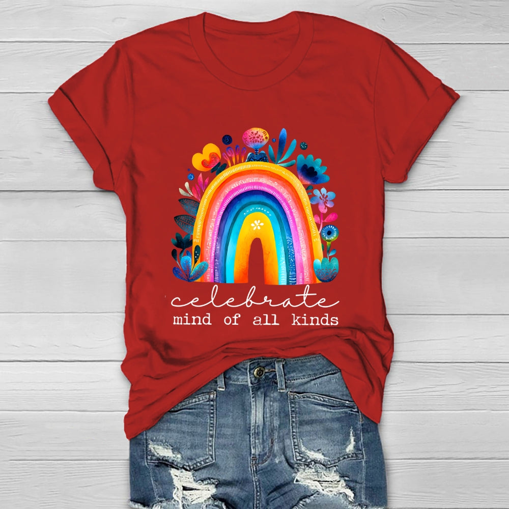 Celebrate Minds Of All Kinds Healthwear T-shirt