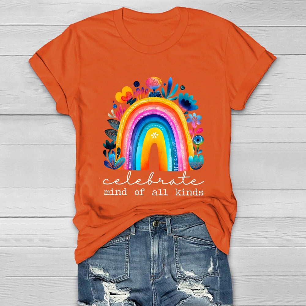 Celebrate Minds Of All Kinds Healthwear T-shirt