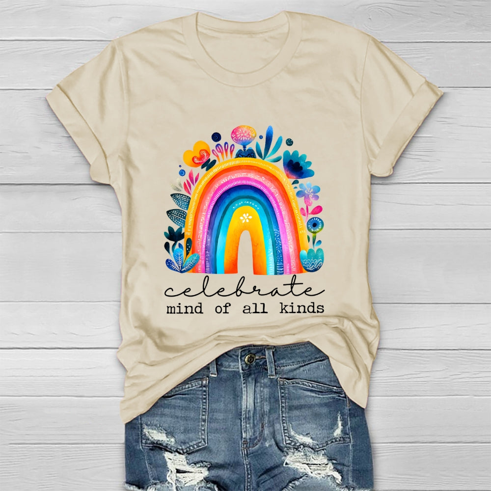 Celebrate Minds Of All Kinds Healthwear T-shirt