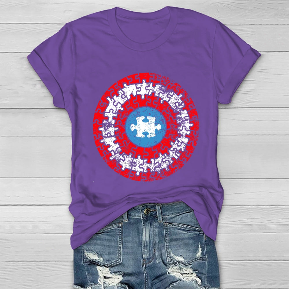 Puzzle Shield Autism Healthwear T-shirt