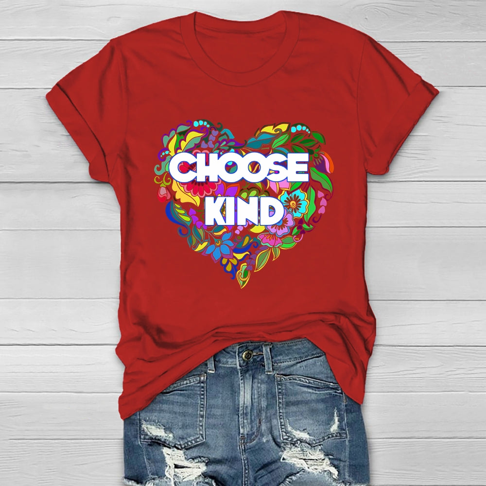 Choose Kind Flower Healthwear T-shirt