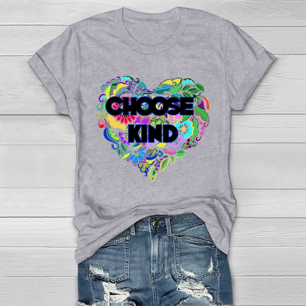 Choose Kind Flower Healthwear T-shirt