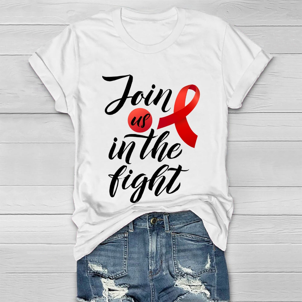 Join Us In The Fight Healthwear T-shirt