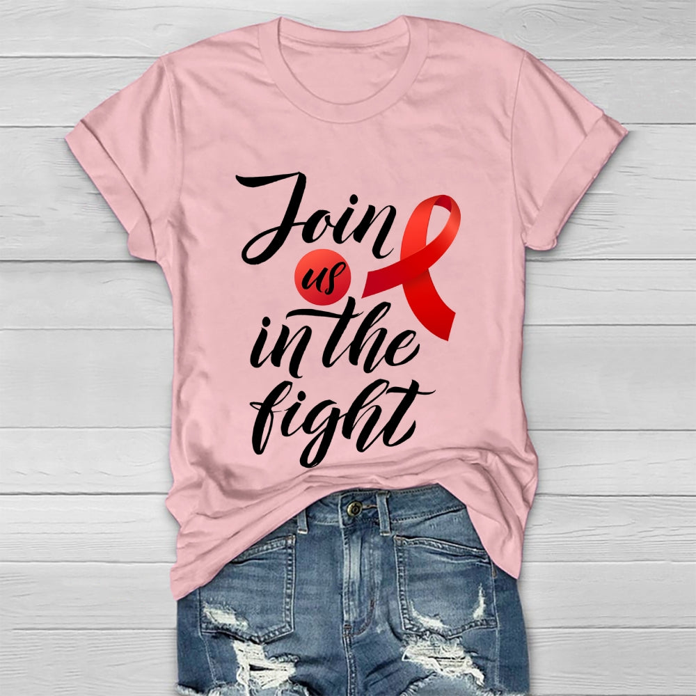 Join Us In The Fight Healthwear T-shirt