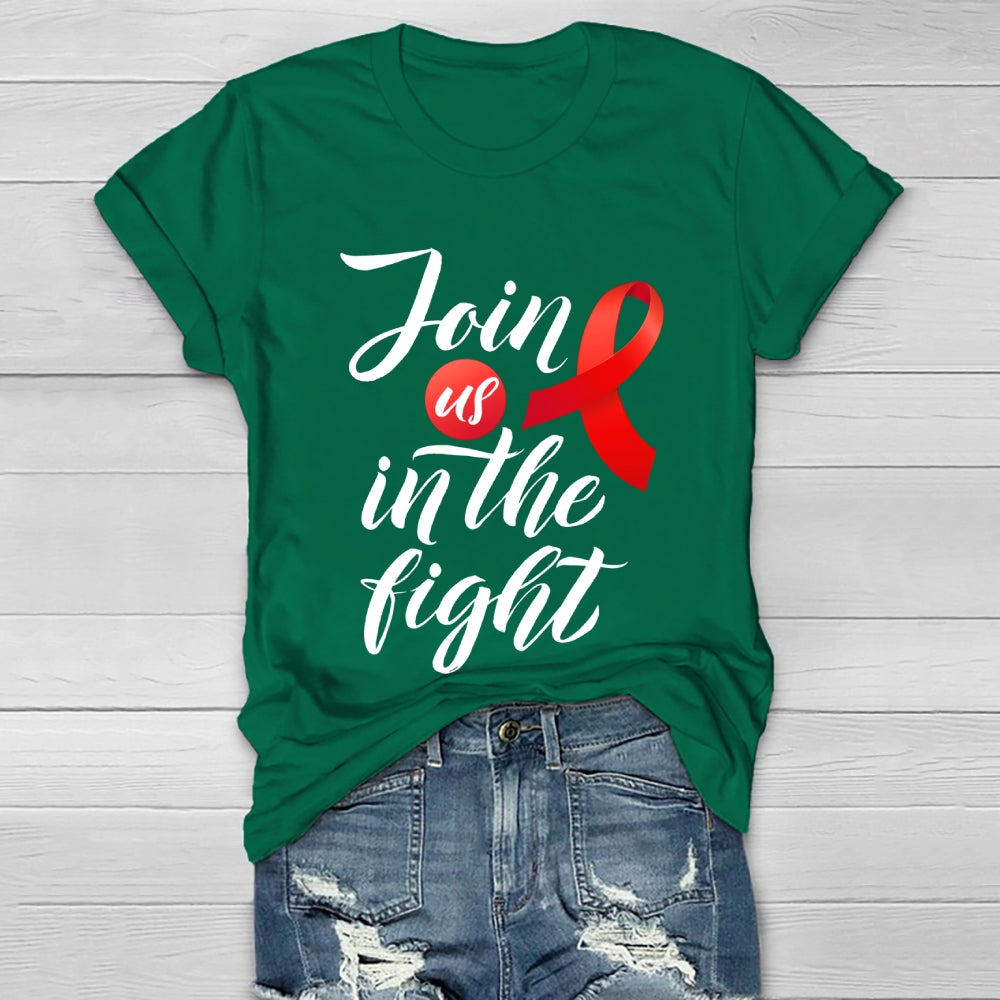 Join Us In The Fight Healthwear T-shirt