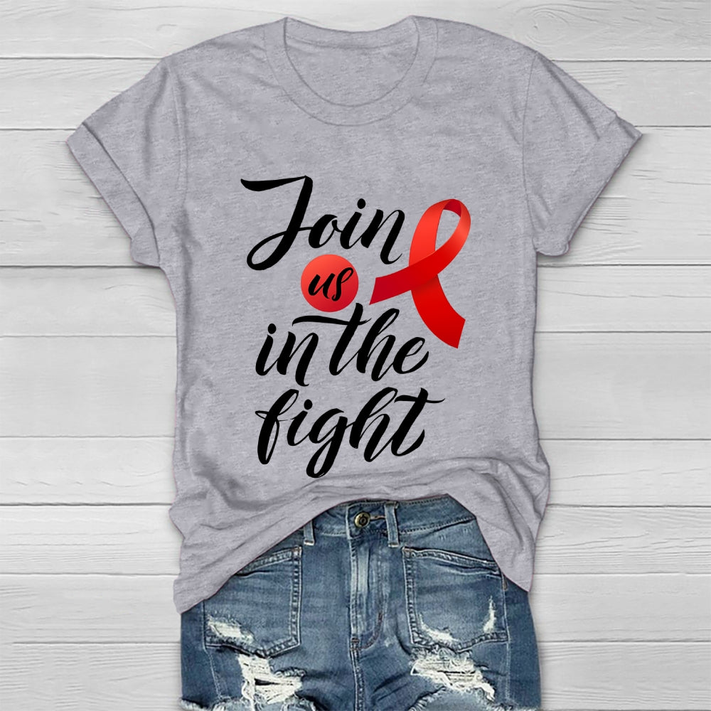 Join Us In The Fight Healthwear T-shirt