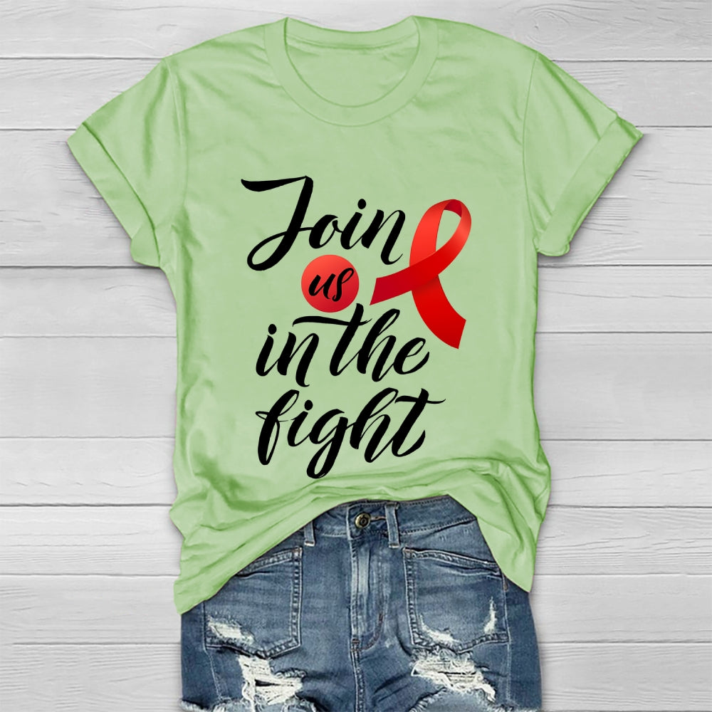 Join Us In The Fight Healthwear T-shirt