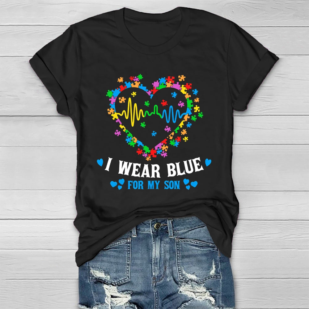 I Wear Blue For My Son Healthwear T-shirt