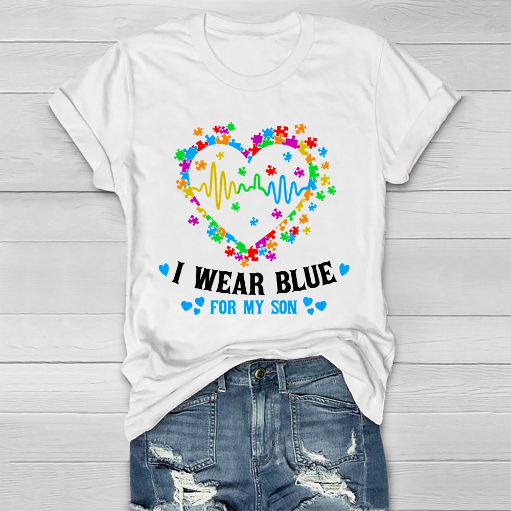 I Wear Blue For My Son Healthwear T-shirt