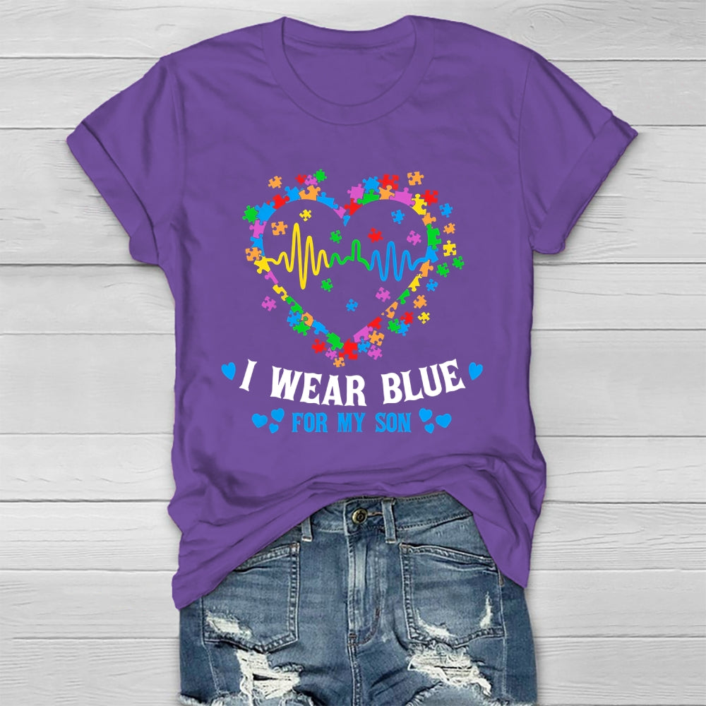 I Wear Blue For My Son Healthwear T-shirt