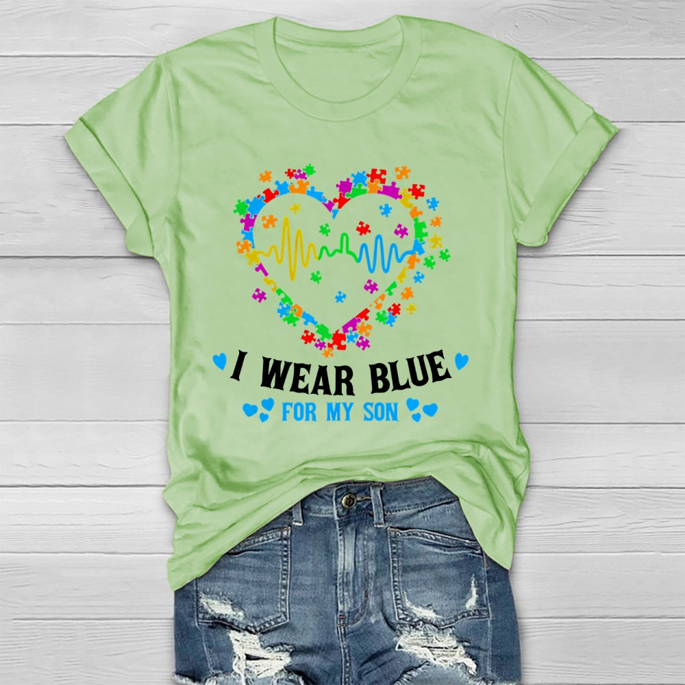 I Wear Blue For My Son Healthwear T-shirt