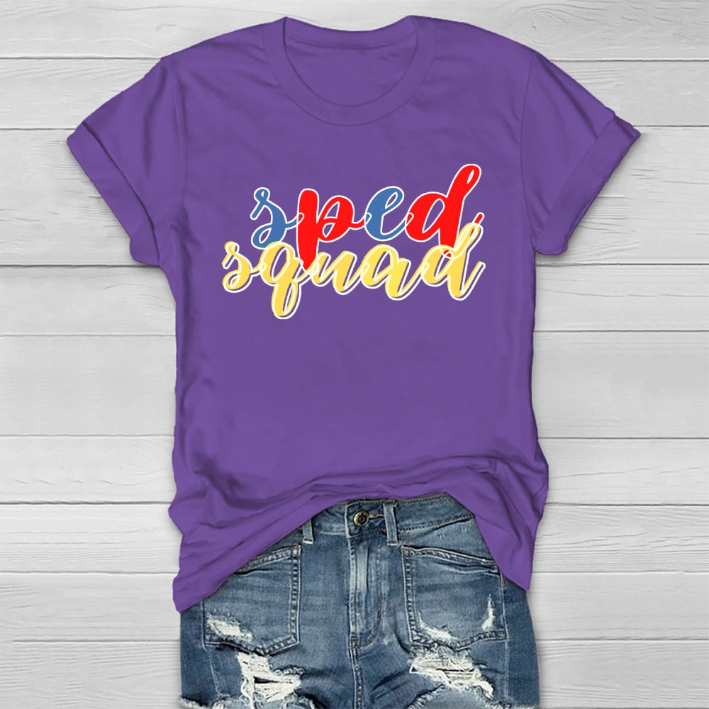 SPED Squad Special Education Teacher Healthwear T-shirt