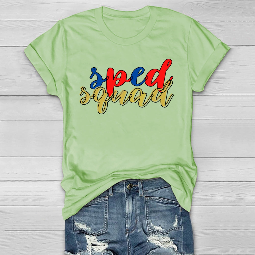 SPED Squad Special Education Teacher Healthwear T-shirt