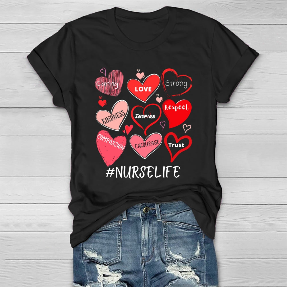 Nurselife Love Strong Healthwear T-shirt