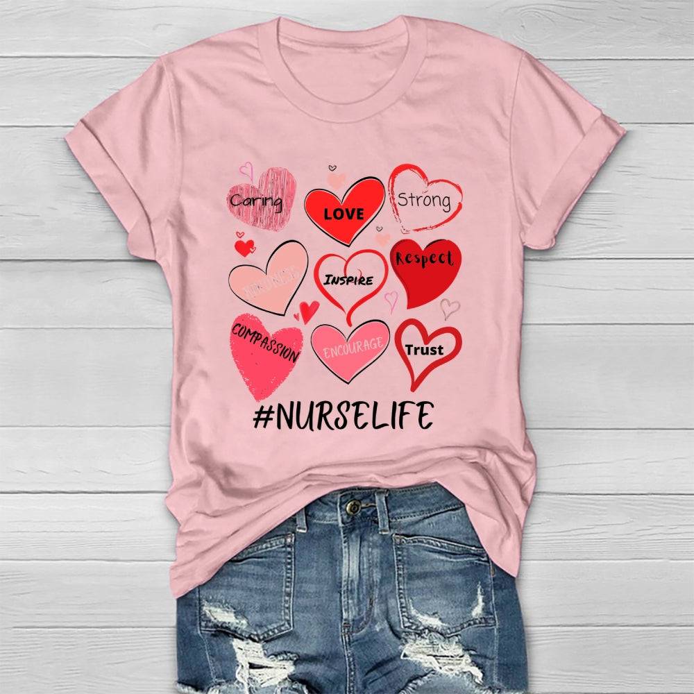 Nurselife Love Strong Healthwear T-shirt