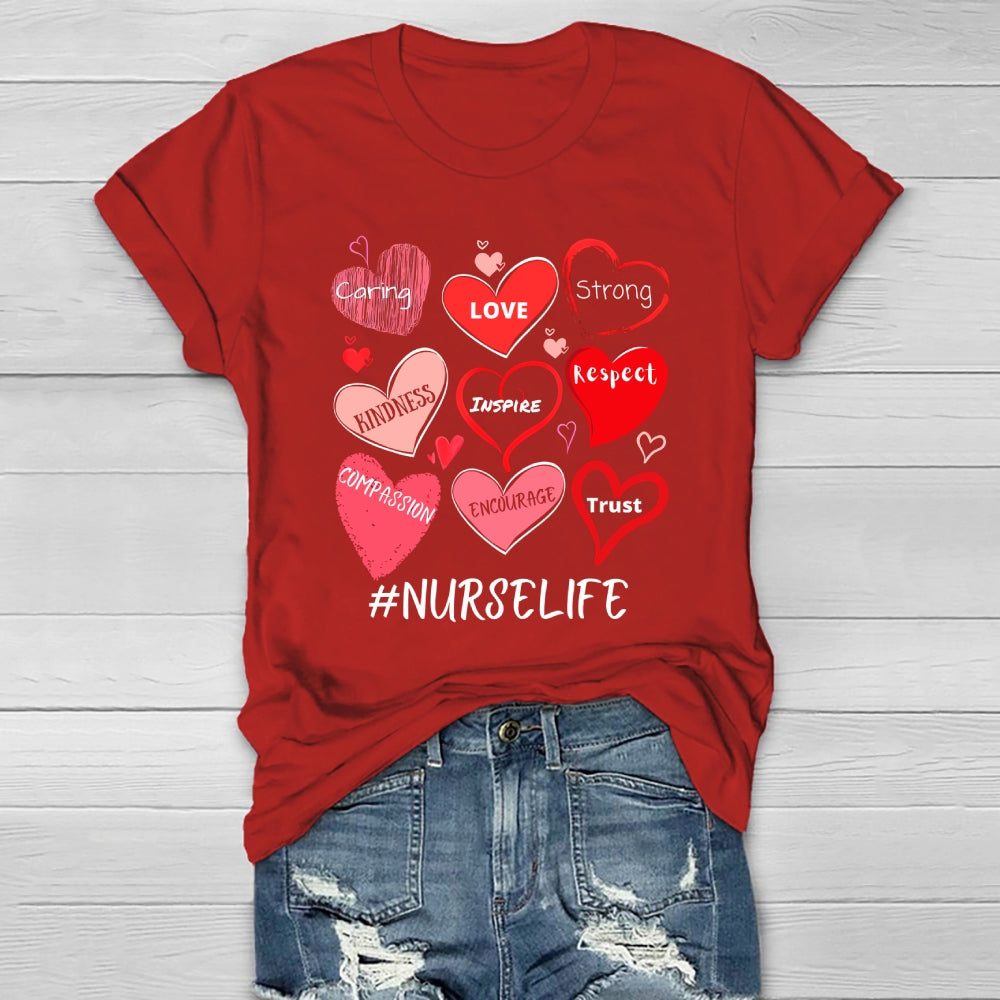 Nurselife Love Strong Healthwear T-shirt