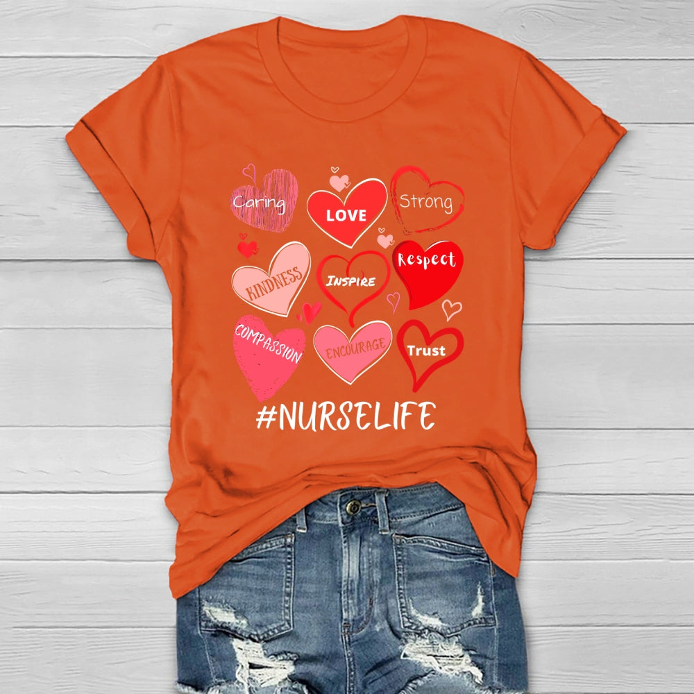 Nurselife Love Strong Healthwear T-shirt