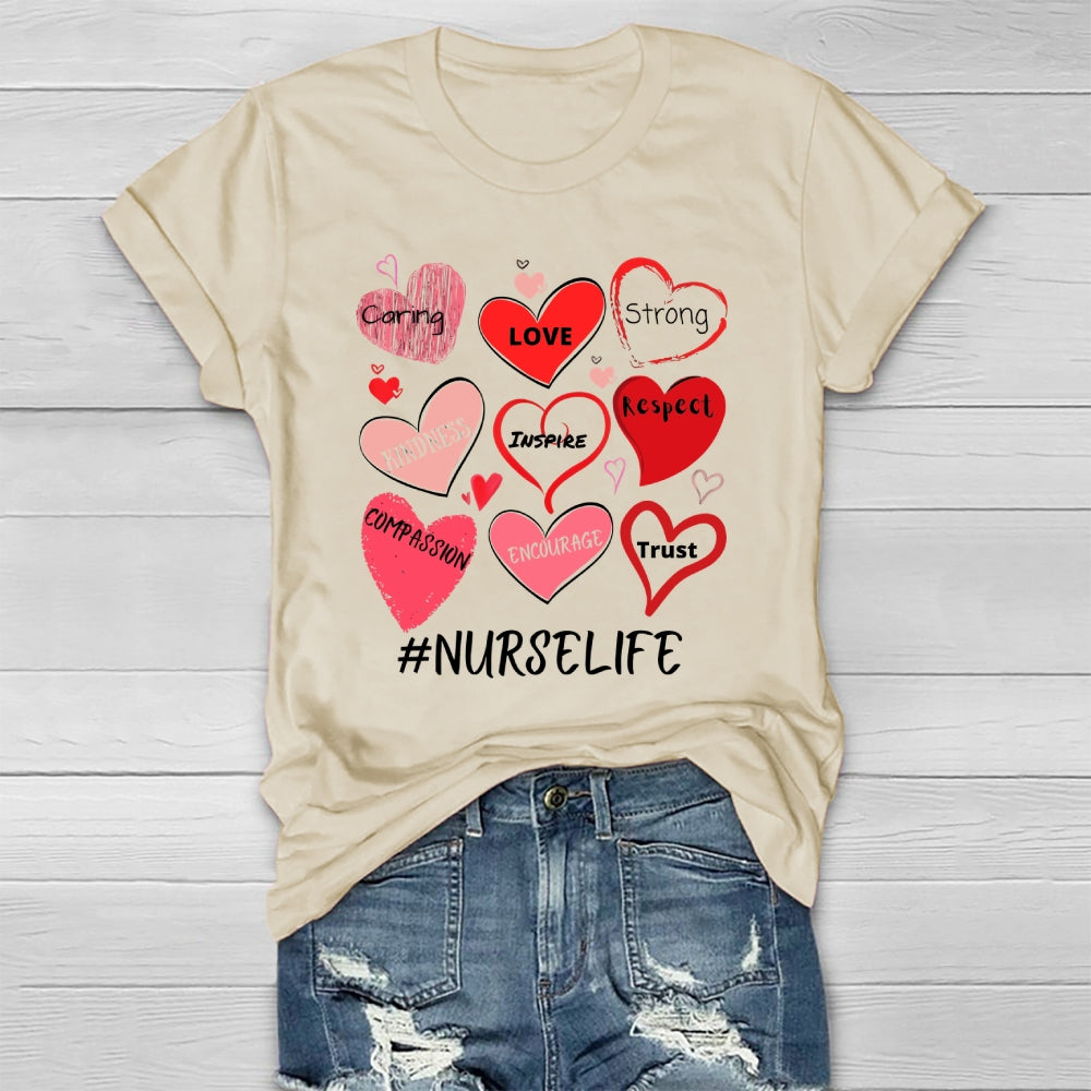 Nurselife Love Strong Healthwear T-shirt
