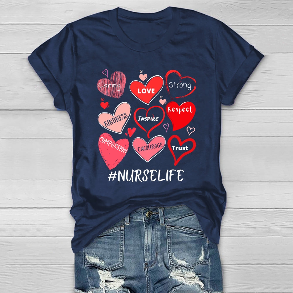 Nurselife Love Strong Healthwear T-shirt
